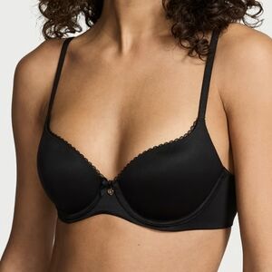 Victoria's Secret Body By Victoria Lined Demi Bra In Black Size 34C NEW